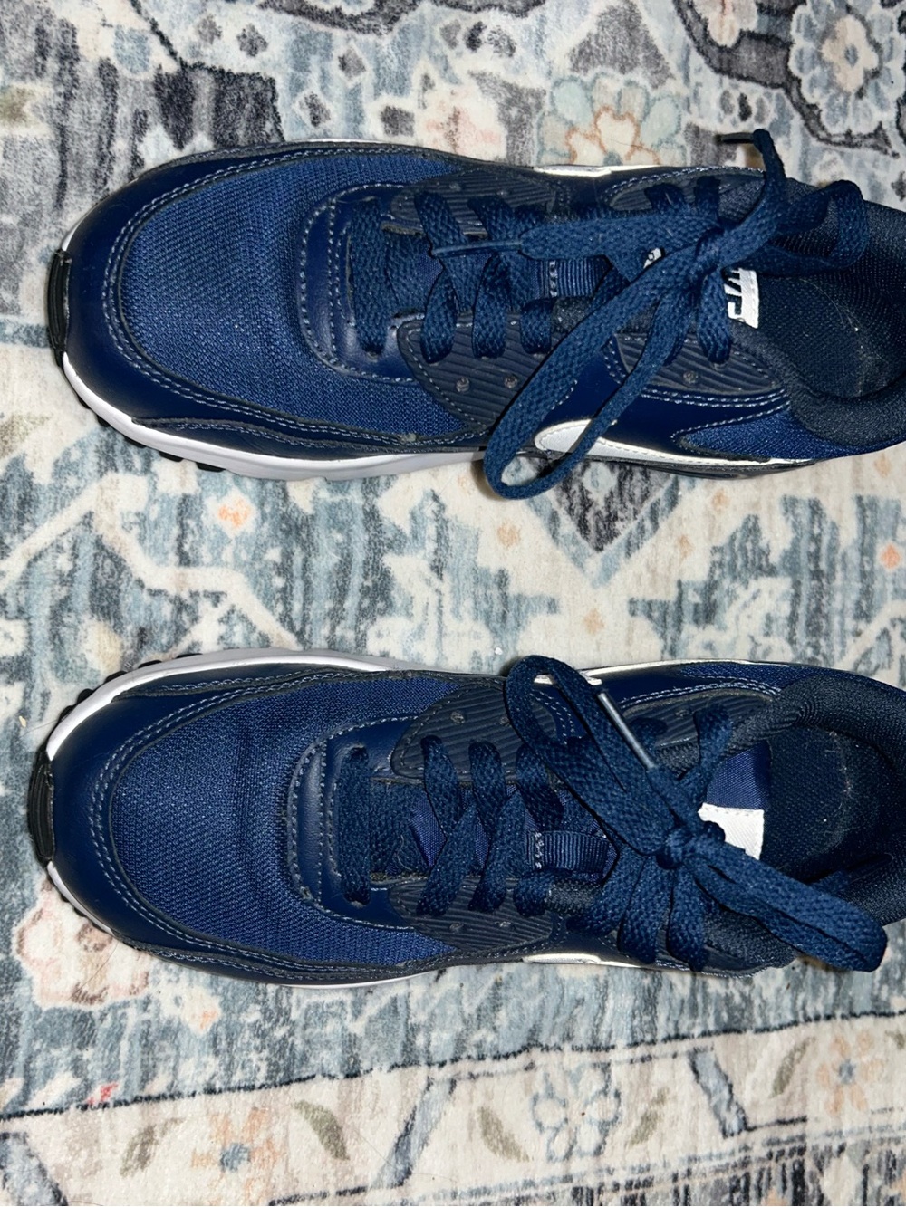 Nike Kids Navy Blue Athletic Sneakers